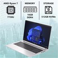 Оригинальный бизнес-ноутбук HP ProBook 455 G10 15,6", AMD Ryzen 7 7730U, дисплей FHD (Beats i7-1255U), 16 ГБ ОЗУ, 512 ГБ NVMe, HD-веб-камера, Wi-Fi 6E, RJ-45, HDMI, USB-C, клавиатура 1000003554