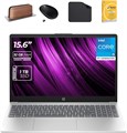 Ноутбук HP 15,6 дюйма — процессор Core i5-1334U 13-го поколения, 32 ГБ ОЗУ, твердотельный накопитель на 1 ТБ, Windows 11 Pro, дисплей FHD, веб-камера, Wi-Fi (в комплекте подставка для ноутбука 1st Wave + мышь + антивирус + коврик для мыши) 15-fd0499nia 1000015168 - фото 576445