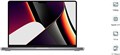 Apple MacBook Pro 2021 года (14 дюймов, чип Apple M1 Pro с 10-ядерным процессором и 16-ядерной видеокартой, 16 ГБ ОЗУ, SSD-накопитель на 1 ТБ) — цвет «серый космос»; английский 1000015199