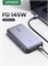 Портативное зарядное устройство Power Bank мощностью 145 Вт для ноутбука, USB-C, 3 порта, быстрая зарядка, умный цифровой дисплей, аккумулятор для iPhone 16, 15 серии, MacBook Pro, Air, Dell, XPS, ASUS, iPad, Samsung, Apple Watch S10. 1000016762