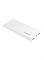Внешний аккумулятор ёмкостью 10000 мА·ч с функцией быстрой зарядки, двумя выходами USB-A и Type-C, входами Micro USB, тонкий, компактный, с системой управления PowerSafe, белый 1000016809