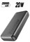 Внешний аккумулятор мощностью 22,5 Вт для сверхбыстрой зарядки, питание для iPhone, Smart USB для устройств Android, три выхода: 2 USB-C и 1 вход USB-A и USB-C, черный 1000016844