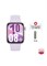 Умные часы Watch FIT4, дисплей 1,82 дюйма, более 100 спортивных режимов, фитнес-трекер и трекер сна, пульсометр, помощник по эмоциональному благополучию, до 10 дней автономной работы, iOS и Android + бесплатный ремешок фиолетового цвета (Fit4) 1000017062