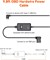 Кабель питания VANTRUE 10 футов (3,0 м) с USB-портом типа C и светодиодным экраном, OBD, переключение 3 передач, защита от низкого напряжения в режиме парковки, для видеорегистраторов E1 Pro, N4 Pro, N5, N4, S1 Pro, N2 Pro, N2X, E360/ACE, E1, E1 Lite, E2, 1000017369