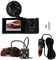 Видеорегистратор Cryfokt Front Dash Cam 1080P, 3-канальный, с широкоугольным объективом 170° и ЖК-экраном, запись видео во всех направлениях, простота установки 1000017395