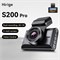Двойной видеорегистратор S200PRO с записью 4K спереди и 1080P сзади, 3-дюймовым IPS-дисплеем, Wi-Fi и GPS, оповещения ADAS, циклическая запись, акселерометр, монитор парковки, разделённый экран, управление через приложение. Бесплатная карта памяти на 128 1000017423
