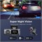 Автомобильный видеорегистратор 4K, передний и задний видеорегистратор для автомобилей, 2-канальный видеорегистратор с двумя объективами, сверхширокоугольным объективом и ночным видением, управлением по Wi-Fi, гравитационной индукцией, круглосуточным режим 1000017449