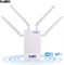 Уличный маршрутизатор KuWFi 4G LTE со слотом для SIM-карты, Wi-Fi-маршрутизатор со скоростью 300 Мбит/с и питанием POE 48 В, 4 внешние антенны WiFi с высоким коэффициентом усиления, поддержка B1 / B3 / B7 / B8 / B20, поддержка AsiaCell, Korek и Zain 1000002099